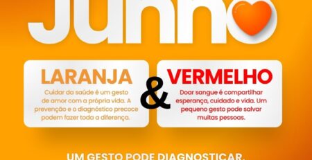 Campanha Junho 2026: Vermelho, Violeta e Laranja